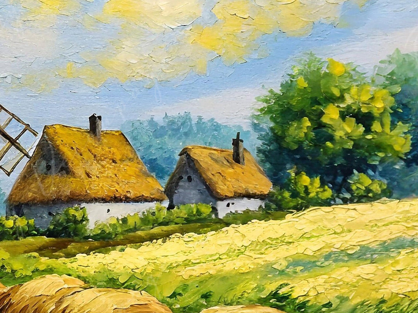 Decoupage Paper - Village - Rice Paper Decoupage - Farmhouse - Decoupage Paper for Furniture - Forrest