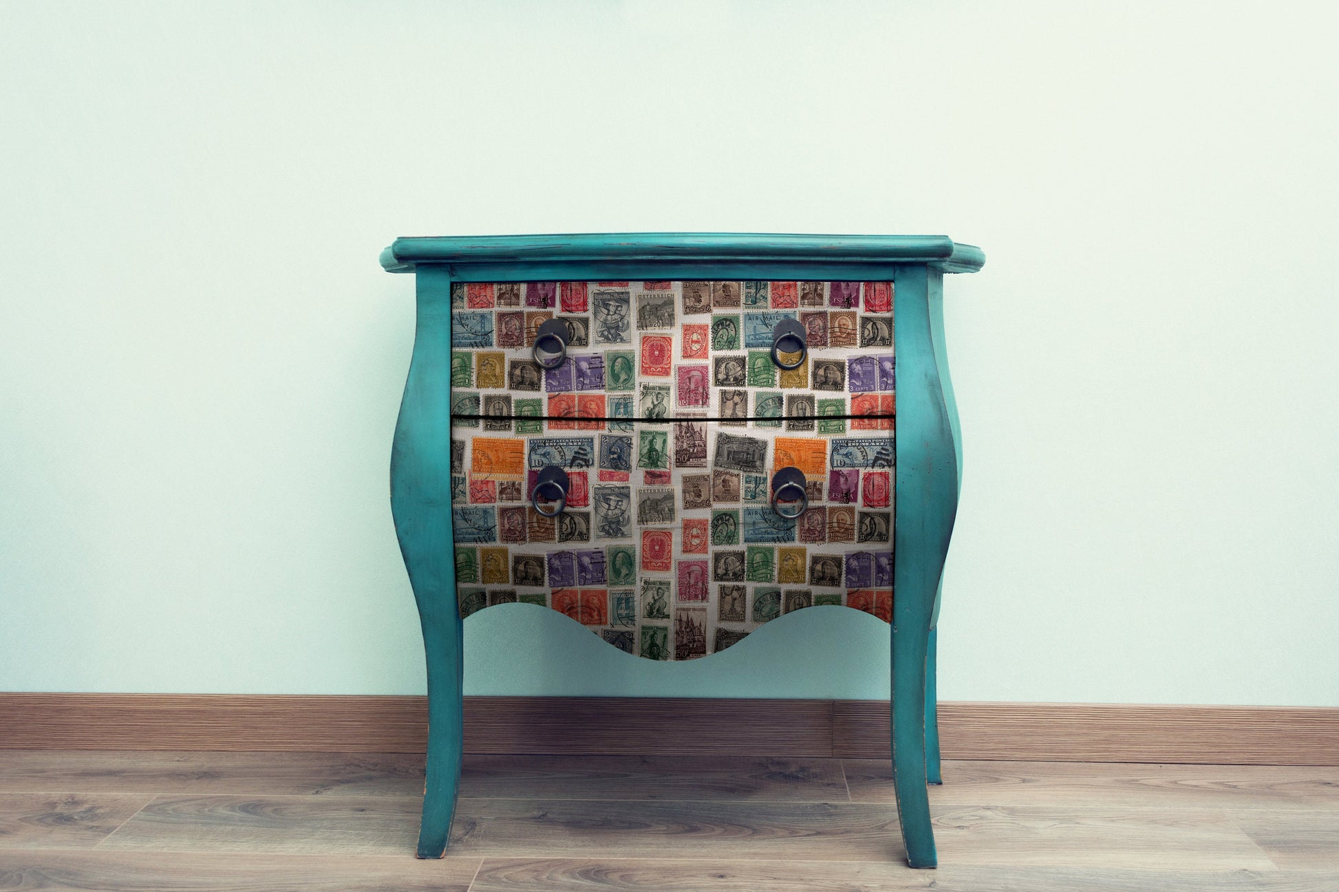 Large Rice Paper for Decoupage - Furniture Decoupage - Vintage Decoupage - Decoupage Paper - Post Card Stamps