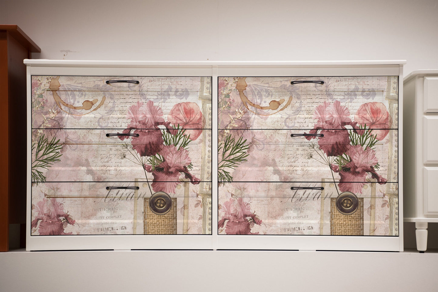 Vintage Floral Decoupage - Decoupage Art - Large Size Rice Paper for Decoupage - Decoupage Crafts