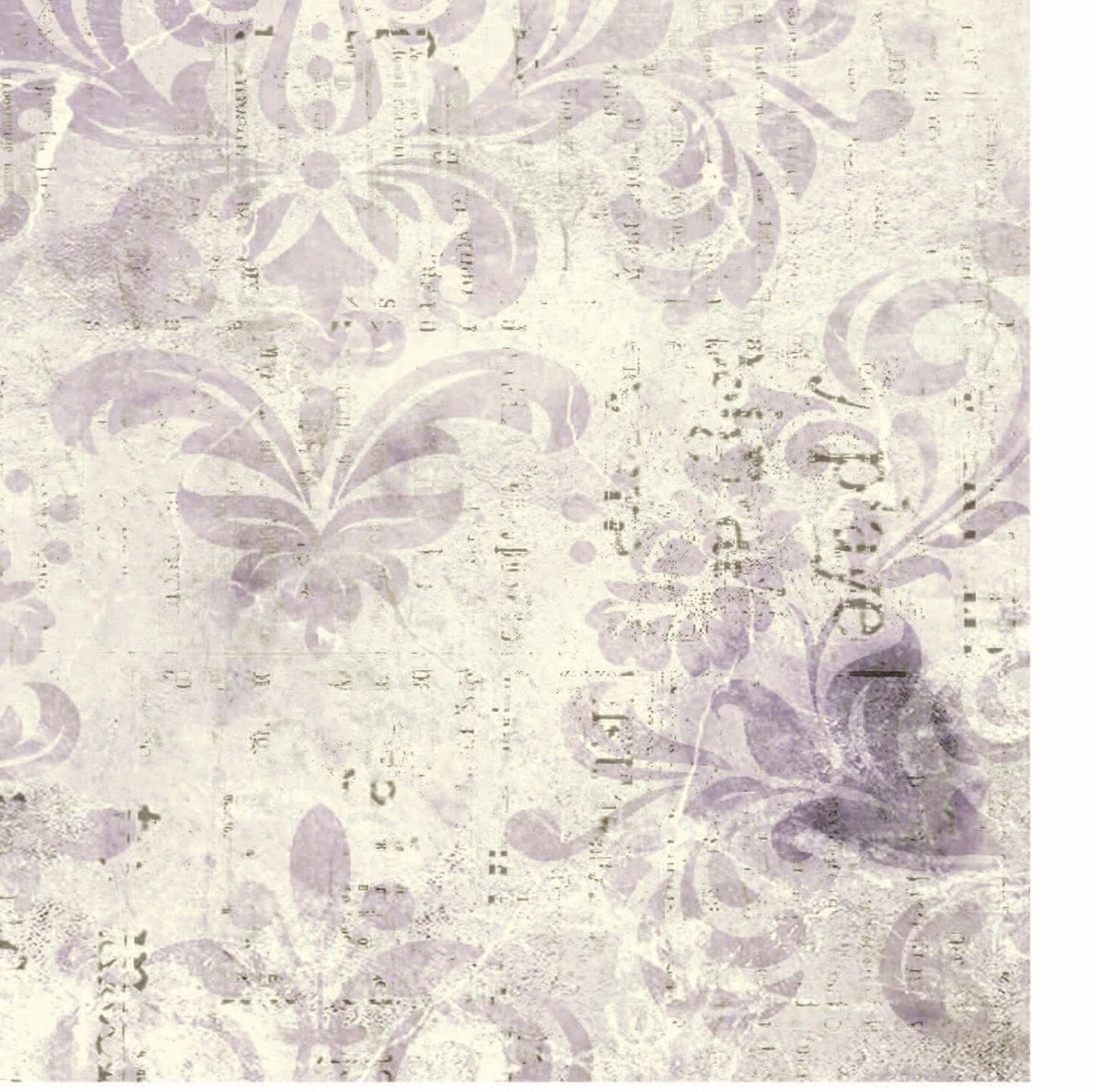 Purple Flower Vintage Decoupage - Decoupage Art - Large Size Rice Paper for Decoupage - Decoupage Crafts