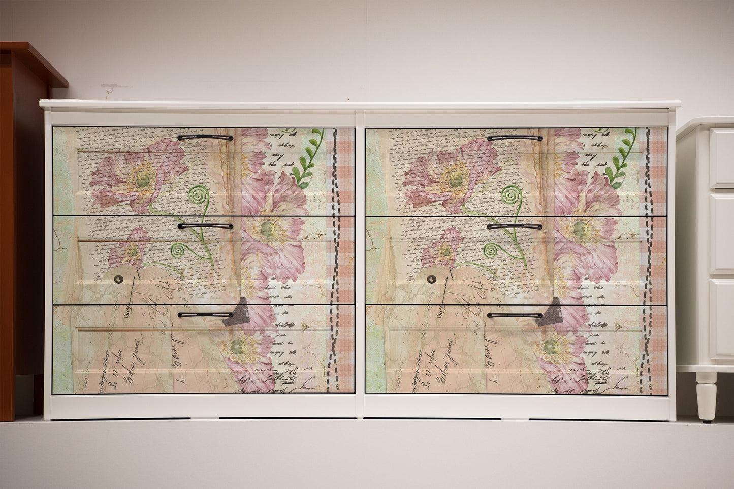 Vintage Floral Decoupage - Decoupage Art - Large Size Rice Paper for Decoupage - Decoupage Crafts