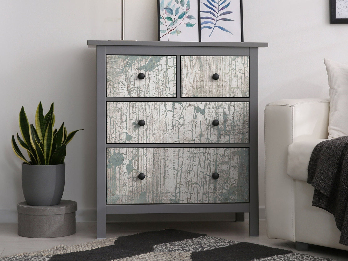 Cracked Pattern Vintage Decoupage - Decoupage Art - Large Size Rice Paper for Decoupage - Decoupage Crafts