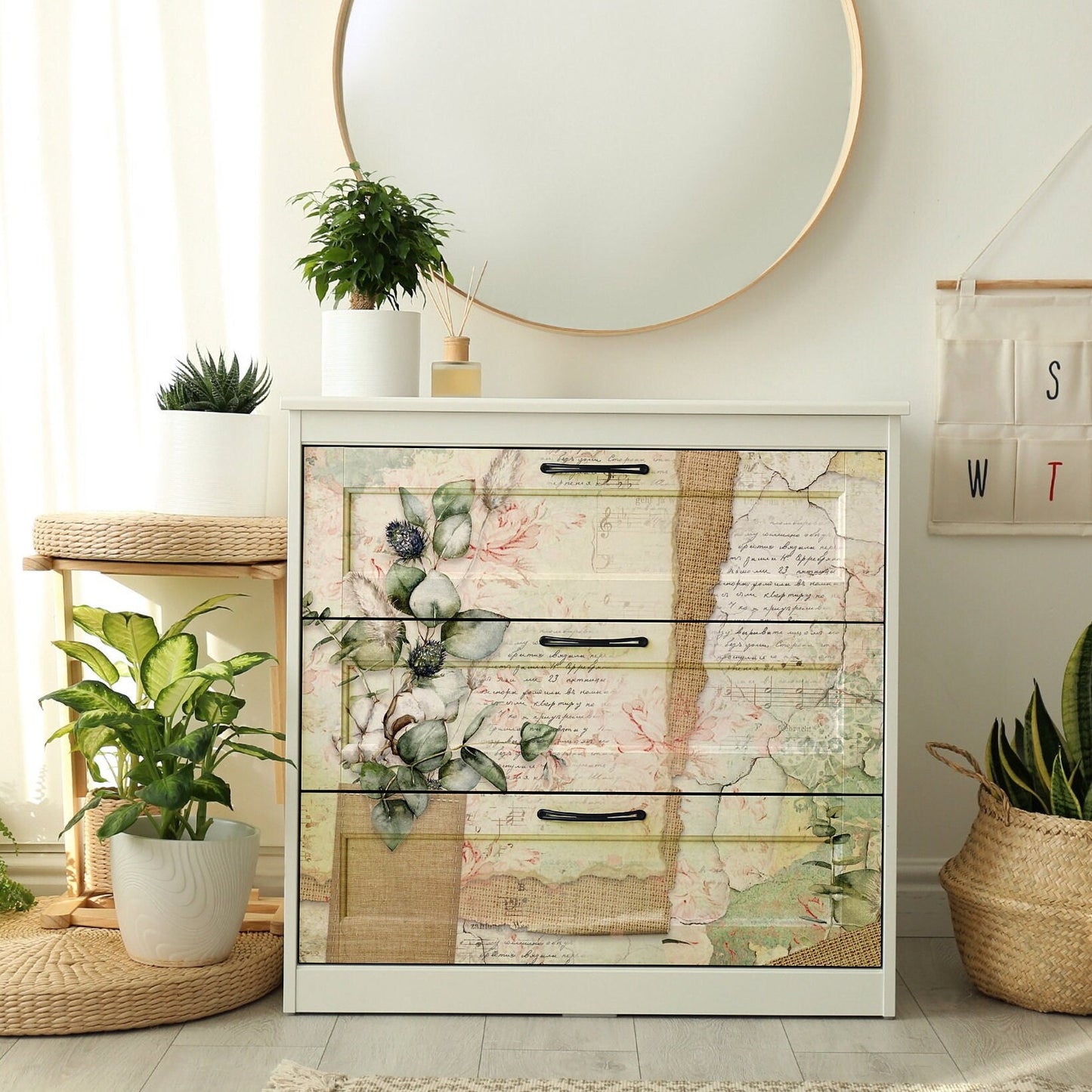 Letter Vintage Decoupage - Decoupage Art - Large Size Rice Paper for Decoupage - Decoupage Crafts