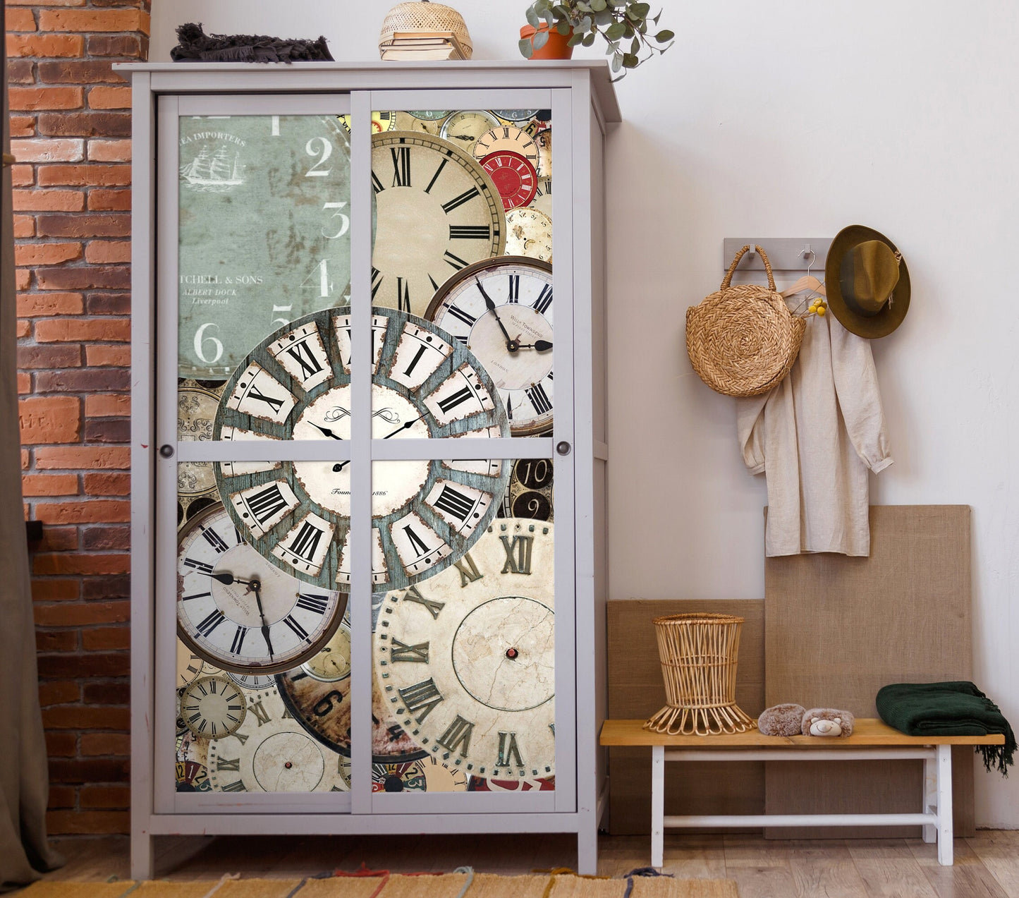 Large Rice Paper for Decoupage - Furniture Decoupage - Vintage Decoupage - Decoupage Paper - Clocks
