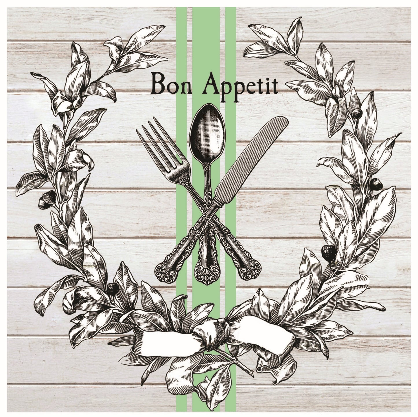 bon appetit dinner decoupage
