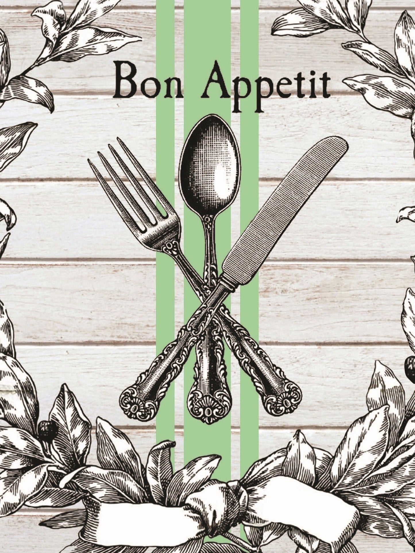 bon appetit dinner decoupage