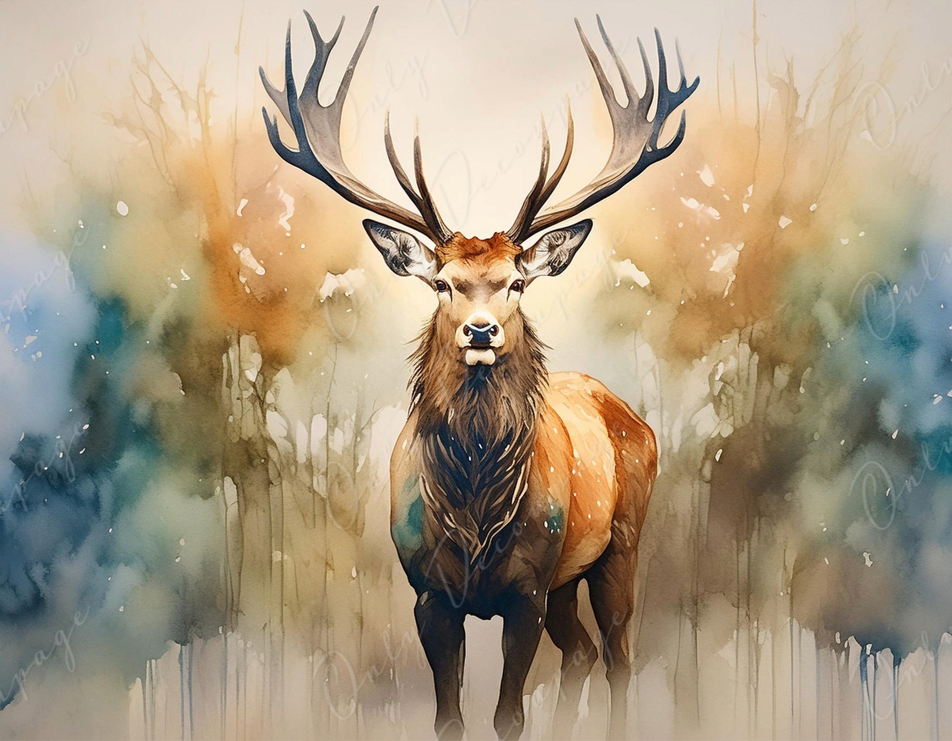nature animal decoupage paper