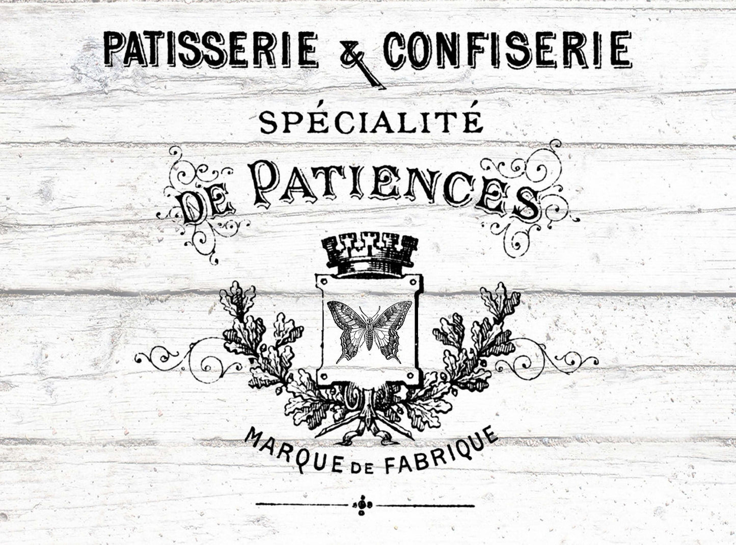 Large Rice Paper for Decoupage - Furniture Decoupage - Vintage Decoupage - Decoupage Paper - Patisserie