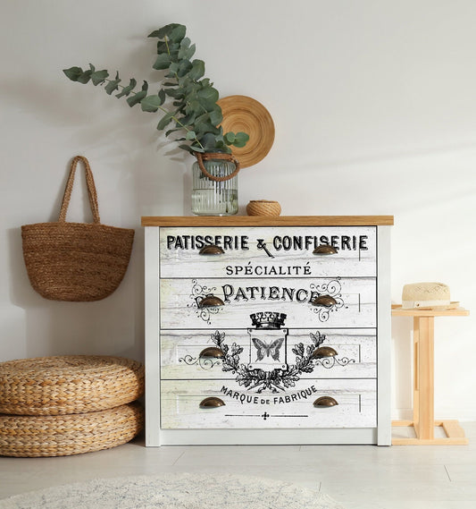 Large Rice Paper for Decoupage - Furniture Decoupage - Vintage Decoupage - Decoupage Paper - Patisserie