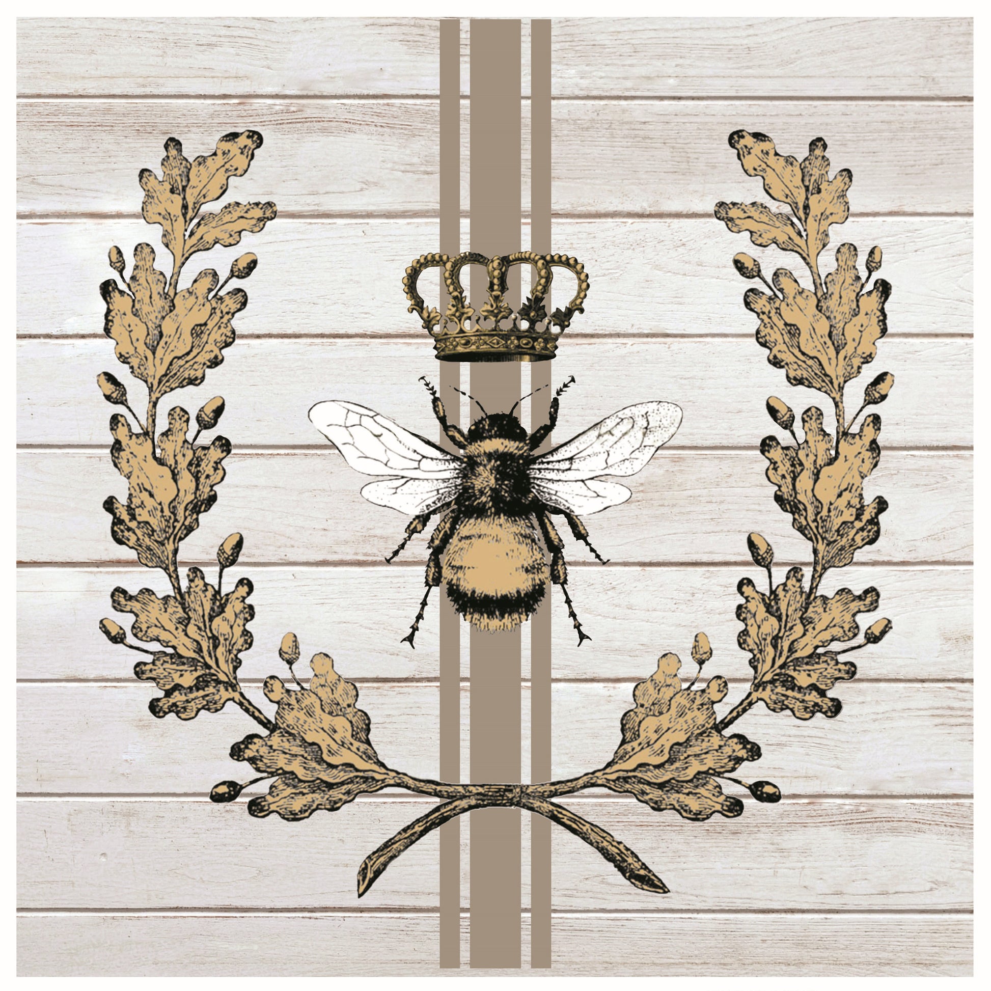 queen bee decoupage paper