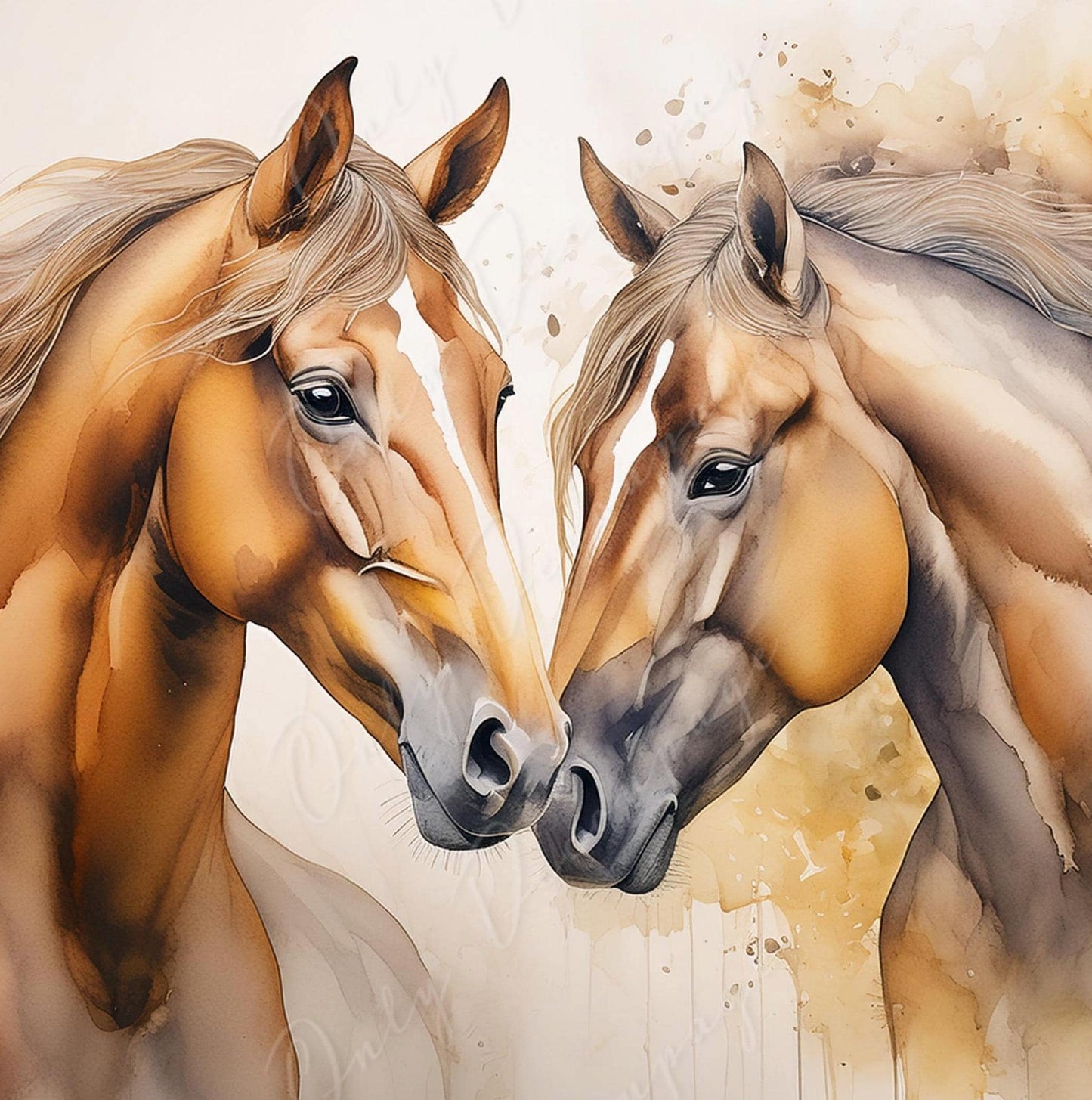 Large Decoupage Paper for Furniture - Horse - Rice Paper - Decoupage Paper - Wild Life