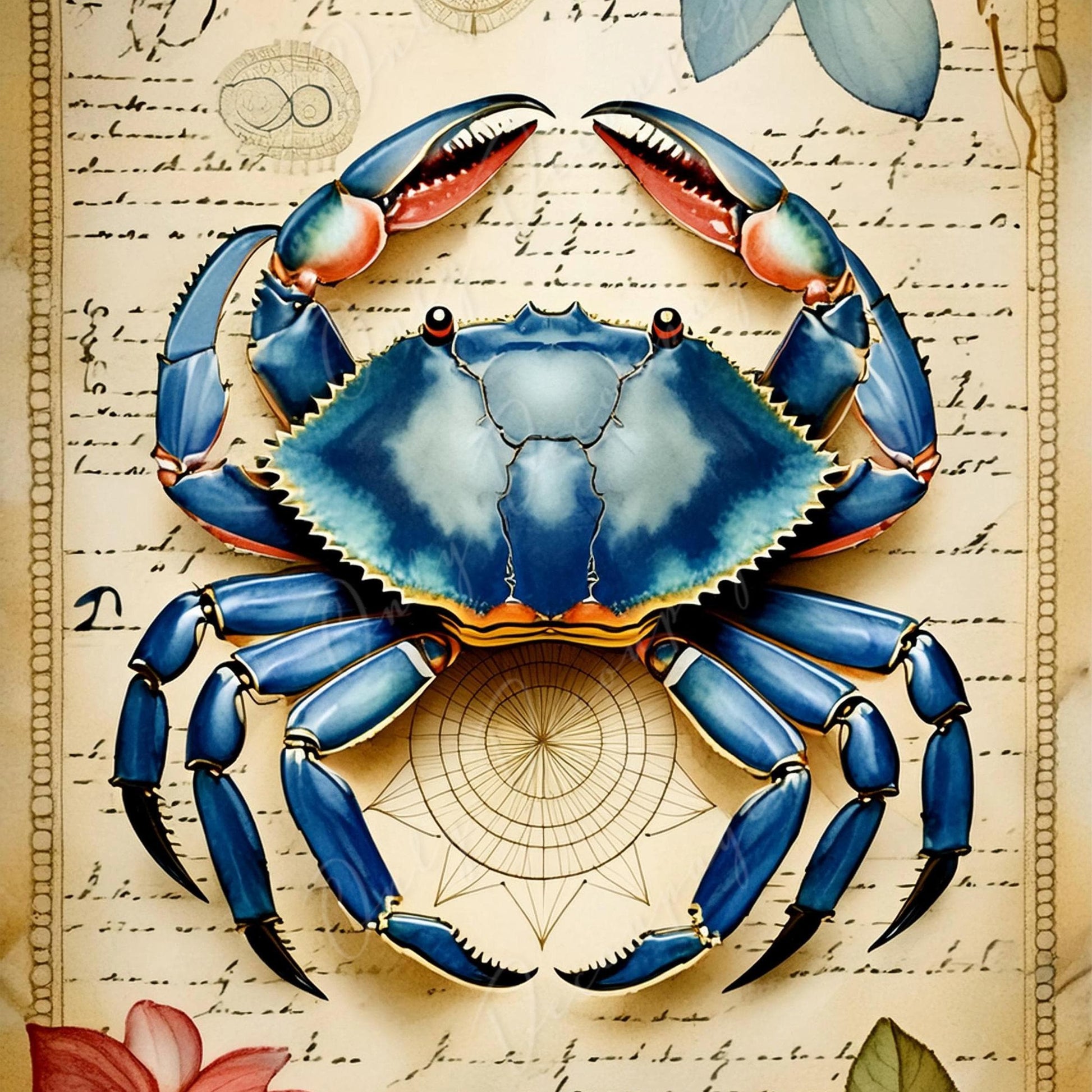 Large Decoupage Paper for Furniture - Crap - Rice Paper - Decoupage Paper - Coastal Life