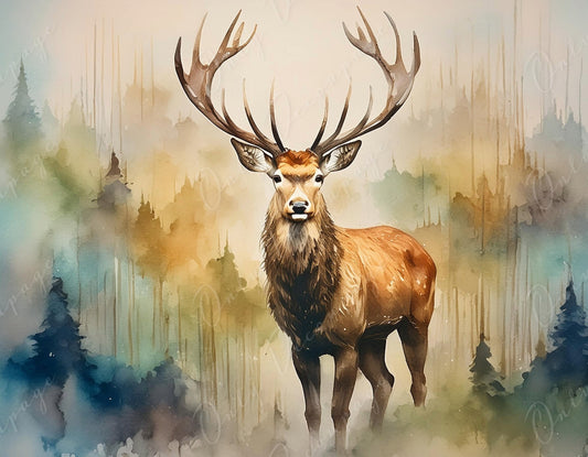 deer decoupage paper