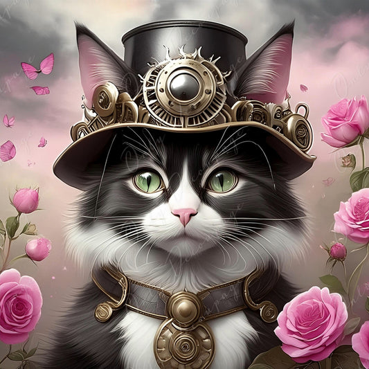 cat decoupage paper