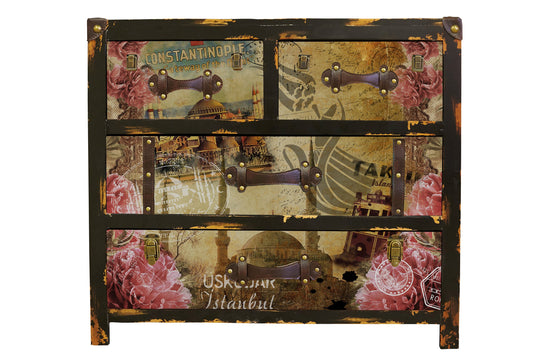Large Decoupage for Furniture - Rice Paper - Vintage Decoupage - Floral Decoupage Paper - Costantinapole Uskudar