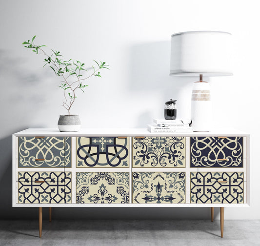 Authentic Pattern - Large Decoupage for Furniture - Rice Paper - Vintage Decoupage - Floral Decoupage Paper - Tile