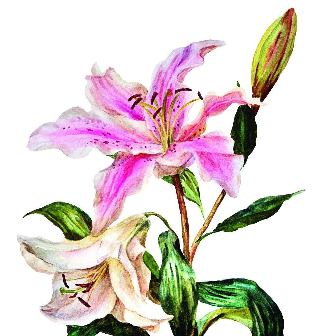 Easy Furniture Transfer - Decor Transfer - Furniture Upcycling - Floral Transfer - DIY - Lilac