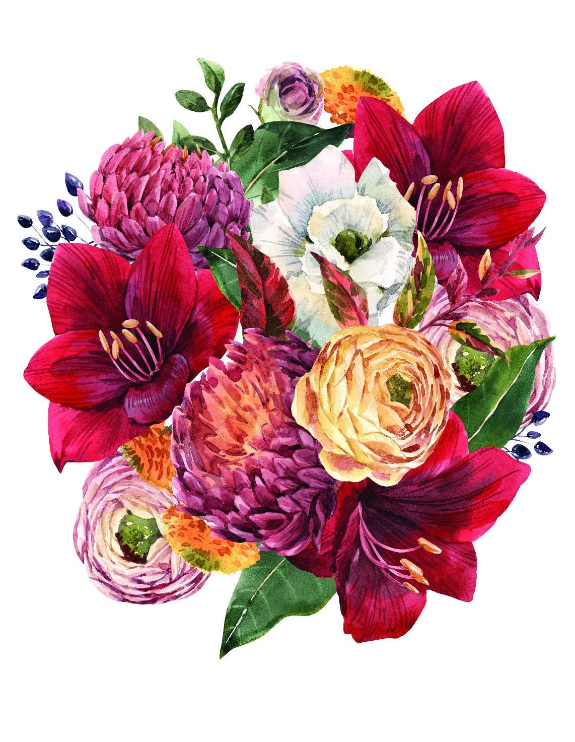 Easy Furniture Transfer - Decor Transfer - Furniture Upcycling - Floral Transfer - Peonies