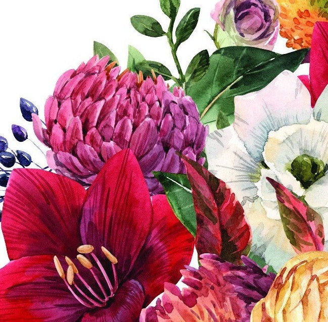 Easy Furniture Transfer - Decor Transfer - Furniture Upcycling - Floral Transfer - Peonies