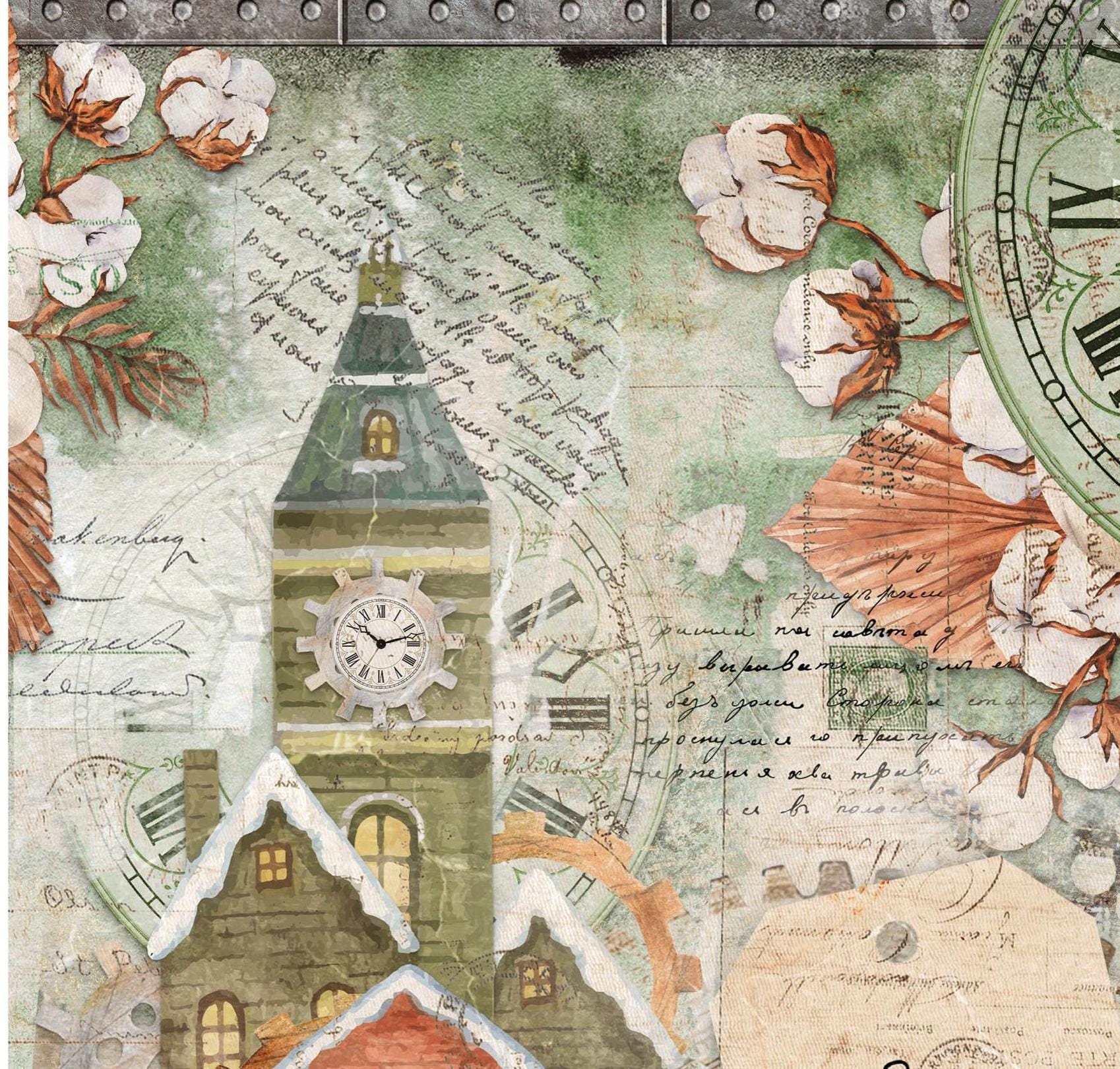 Large Decoupage Paper - Christmas Collection - 6 Size Options