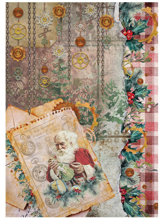 christmas decoupage paper