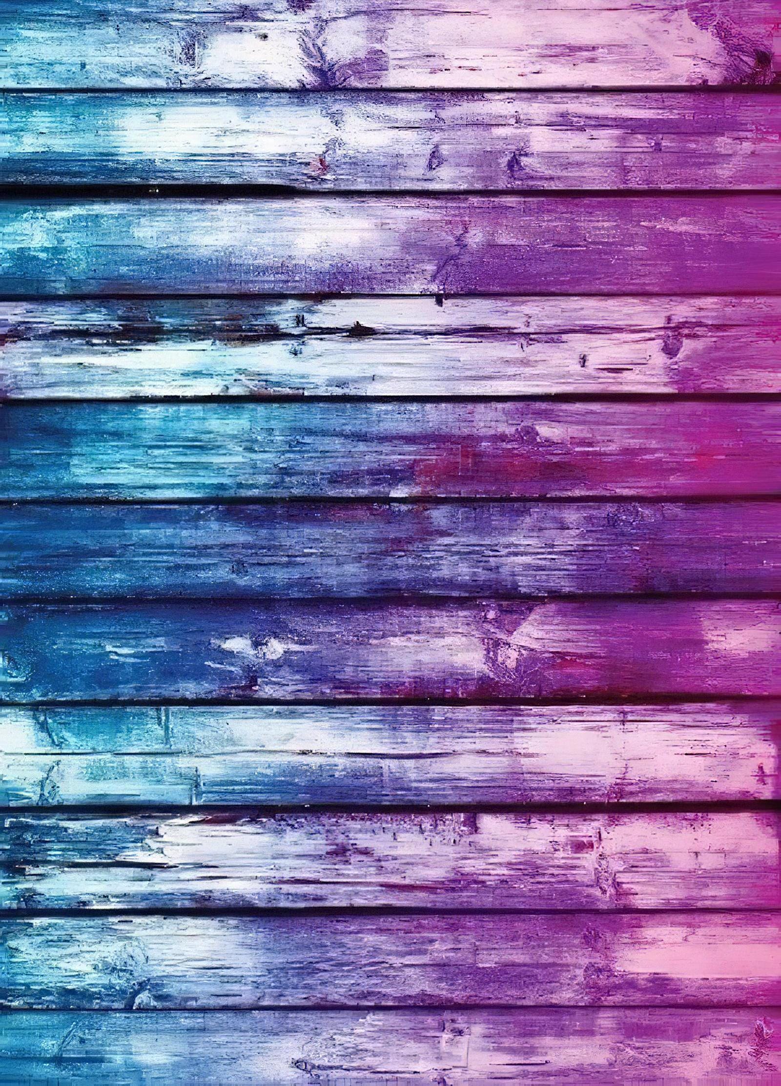 Old Wood Texture - Decorative Decoupage Paper - for Furniture - Large Size Options [ Purple Blue ]