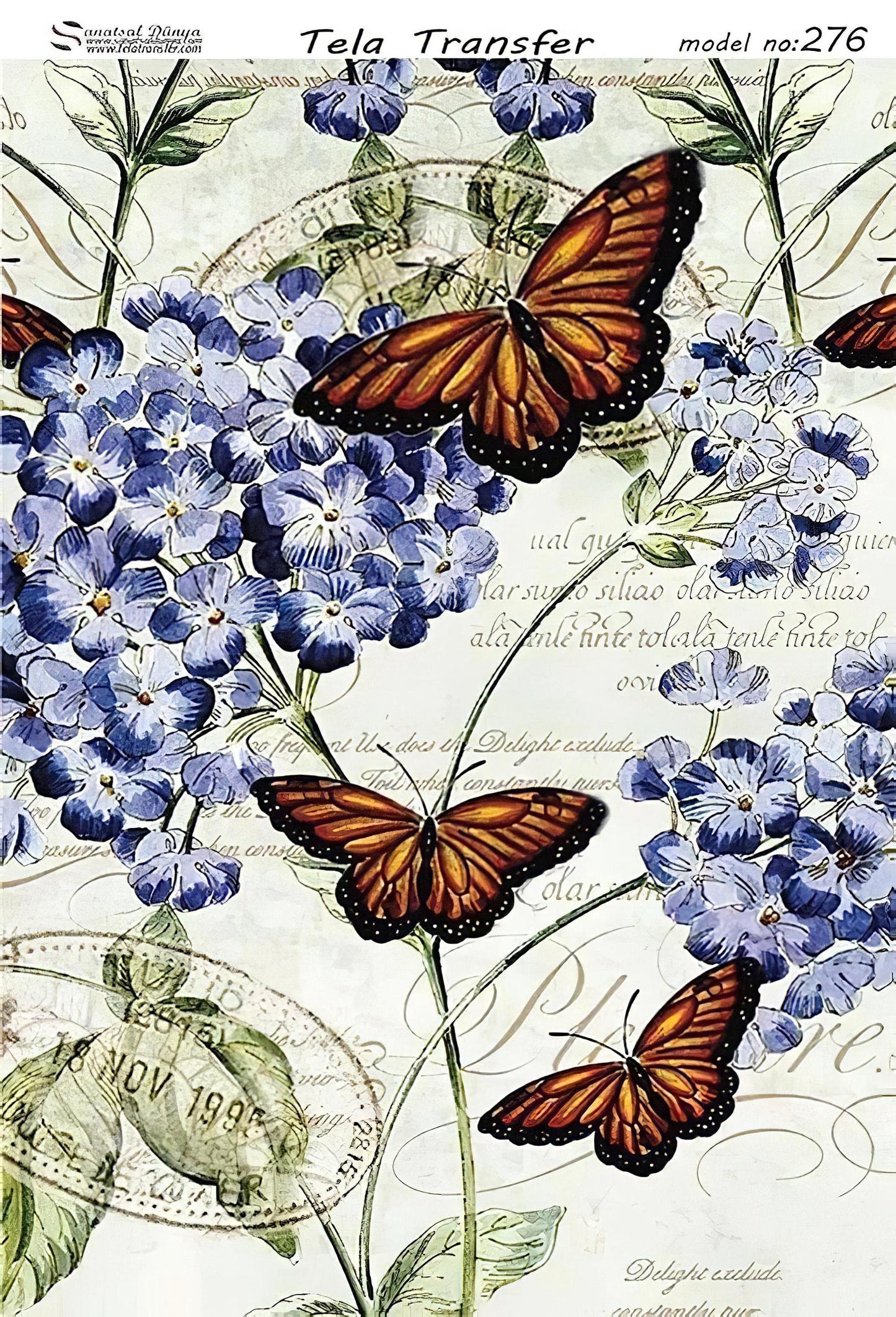 butterfly decoupage paper