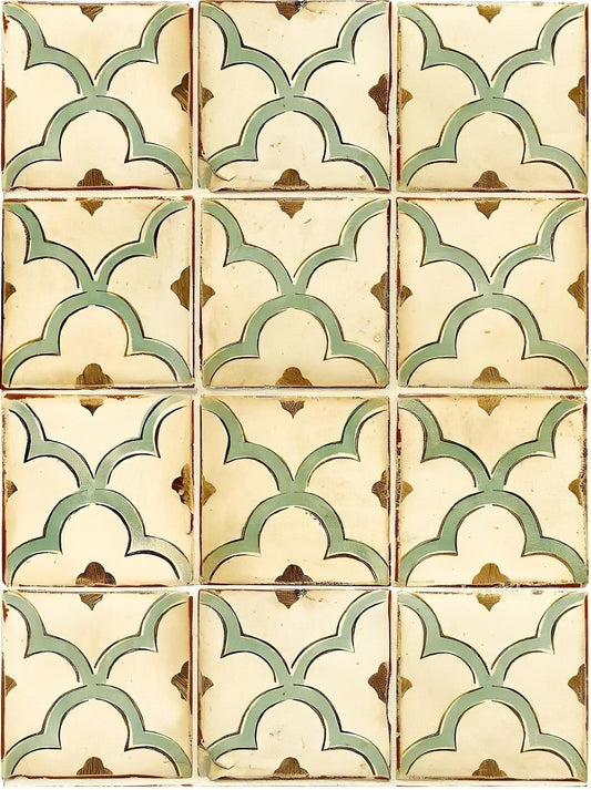 moroccon tile decoupage paper