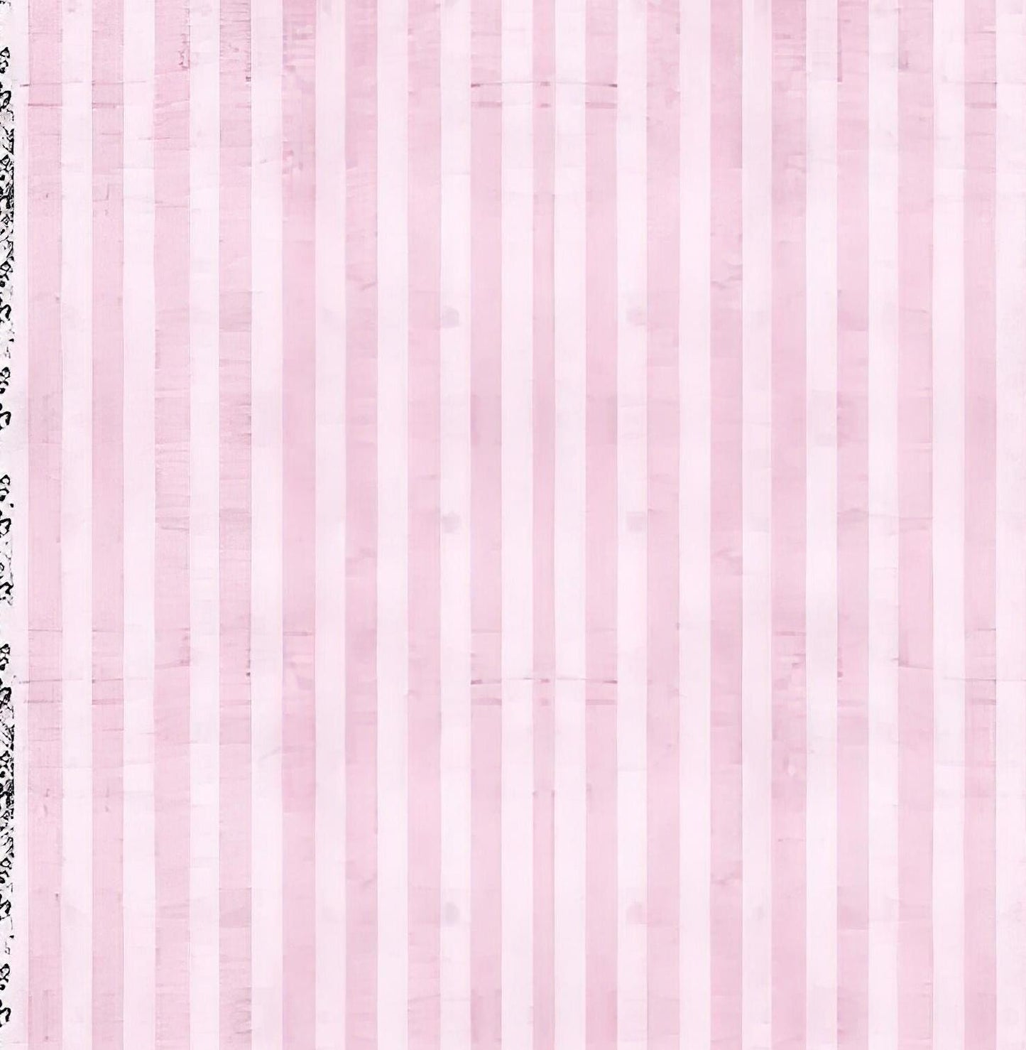 Striped Pattern - Decorative Decoupage Paper - for Furniture - Large Size Options [ Black Pink ]