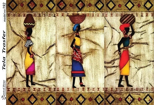 ethnic pattern decoupage