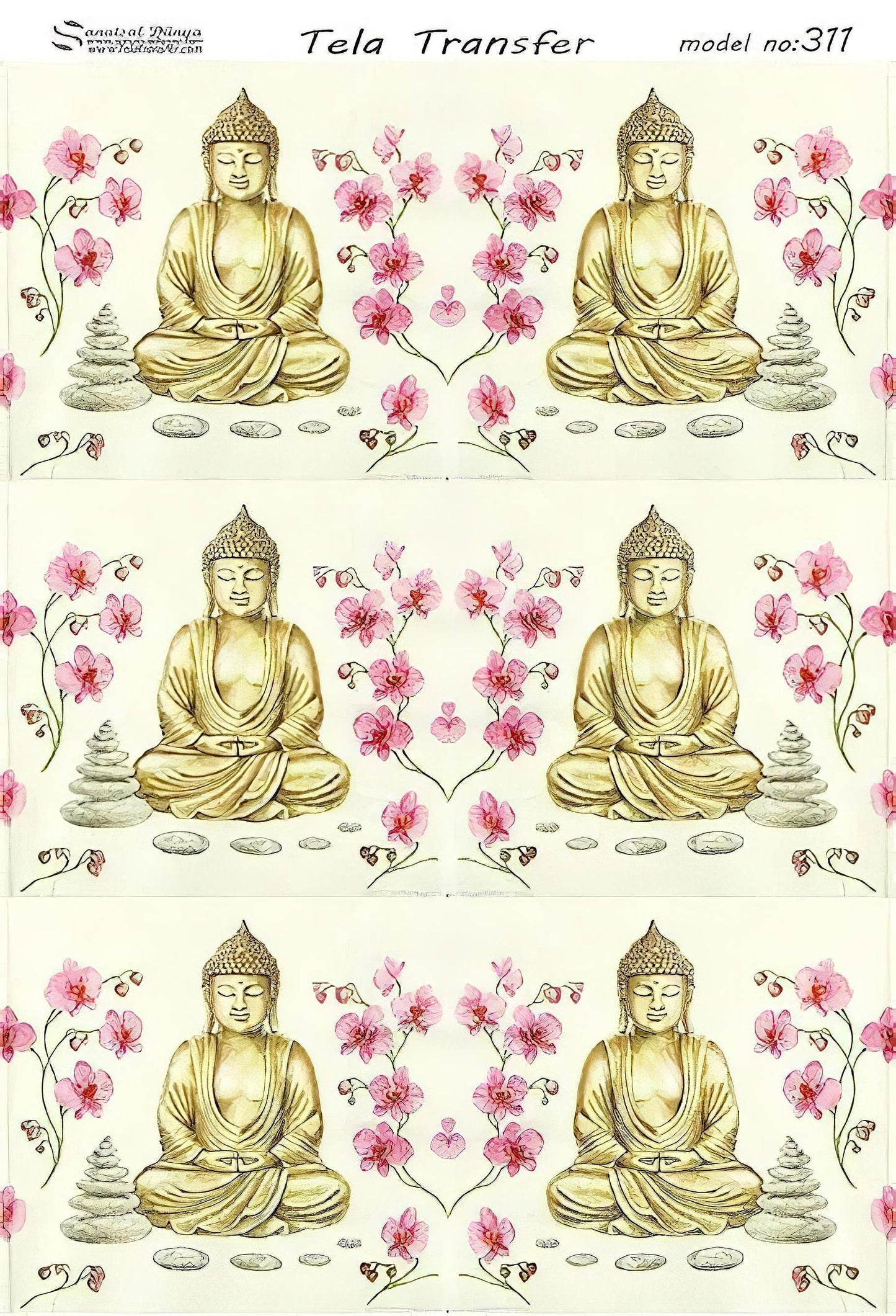 buddha decoupage paper