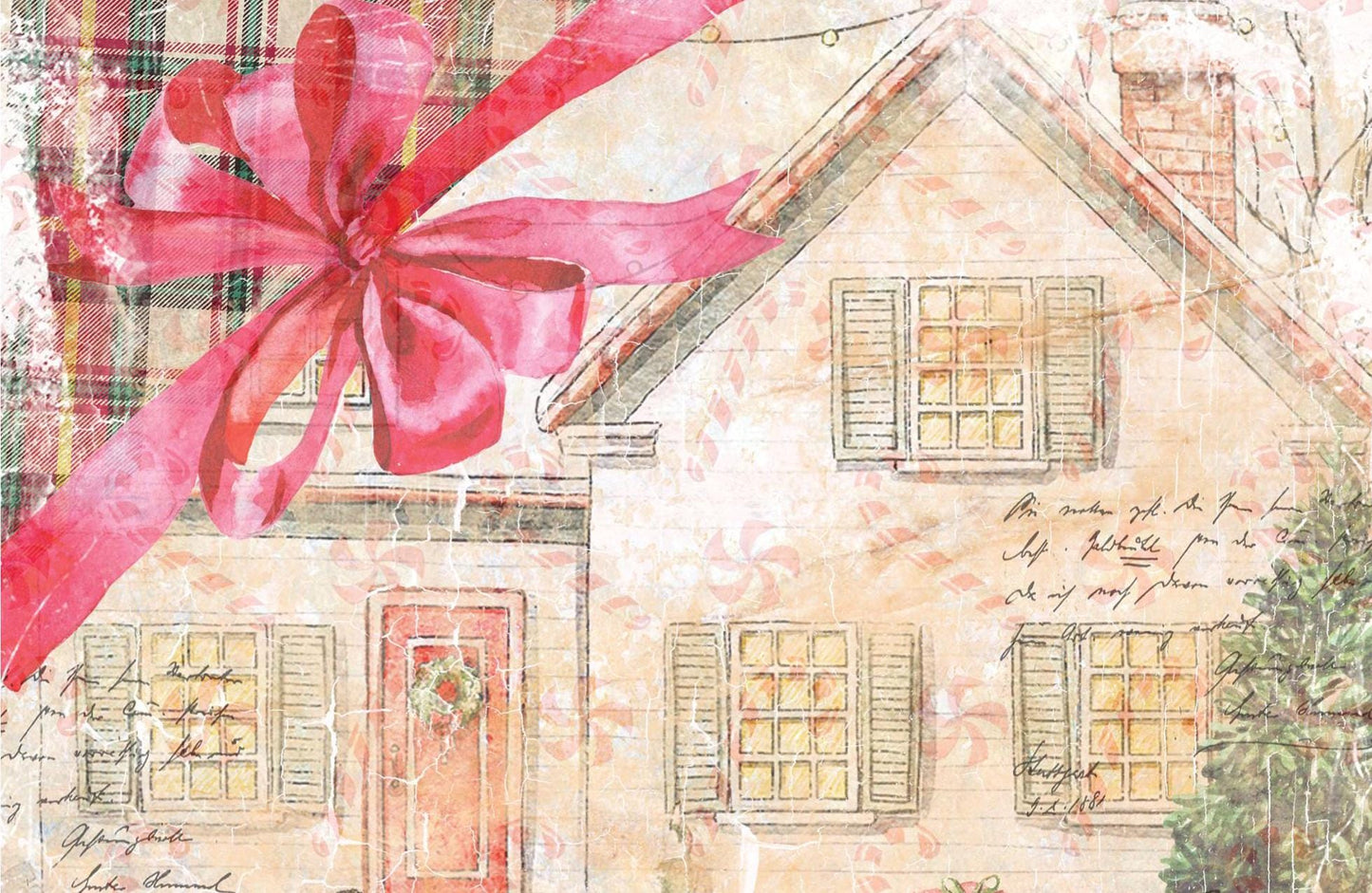 Christmas Collection - Large Decoupage Paper - 6 Size Options - Gift Boxes