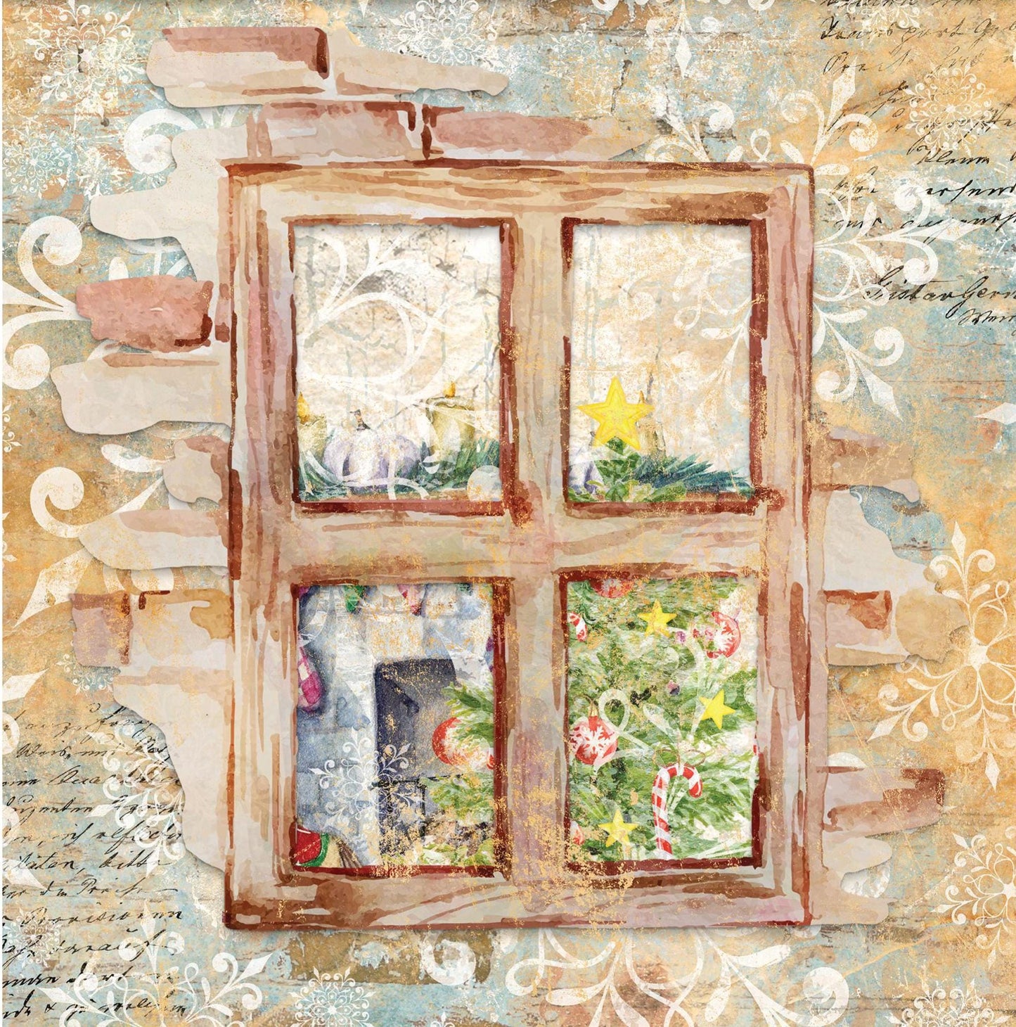 Christmas Collection - Large Decoupage Paper - 6 Size Options - Gift Boxes