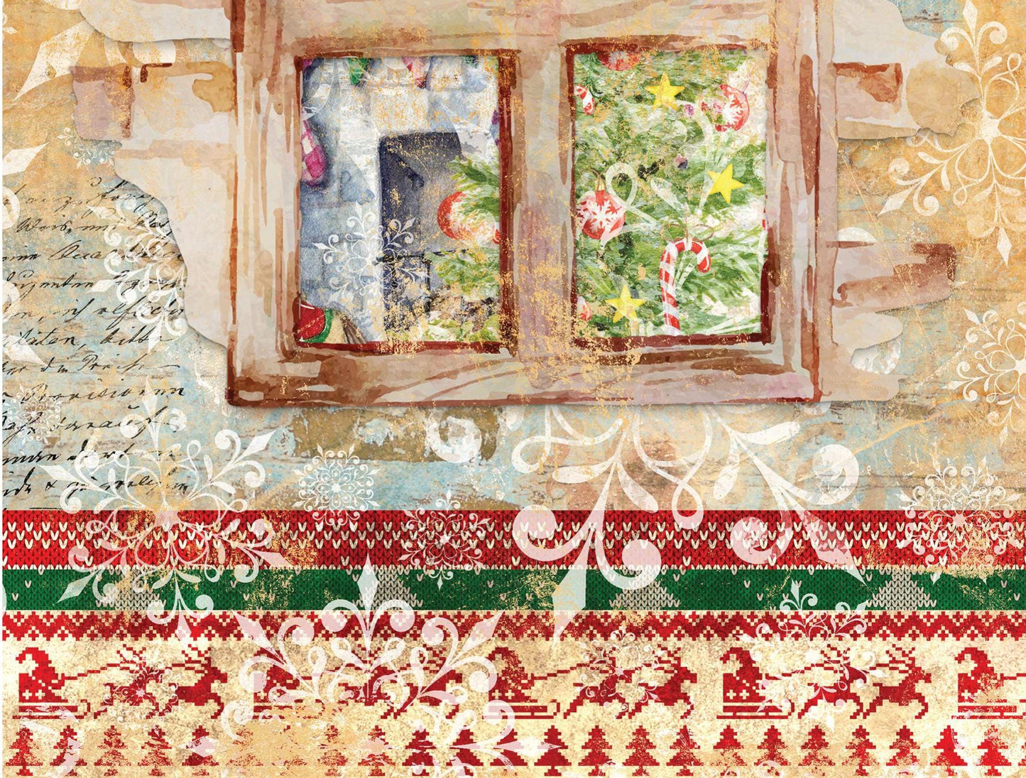 Christmas Collection - Large Decoupage Paper - 6 Size Options - Gift Boxes