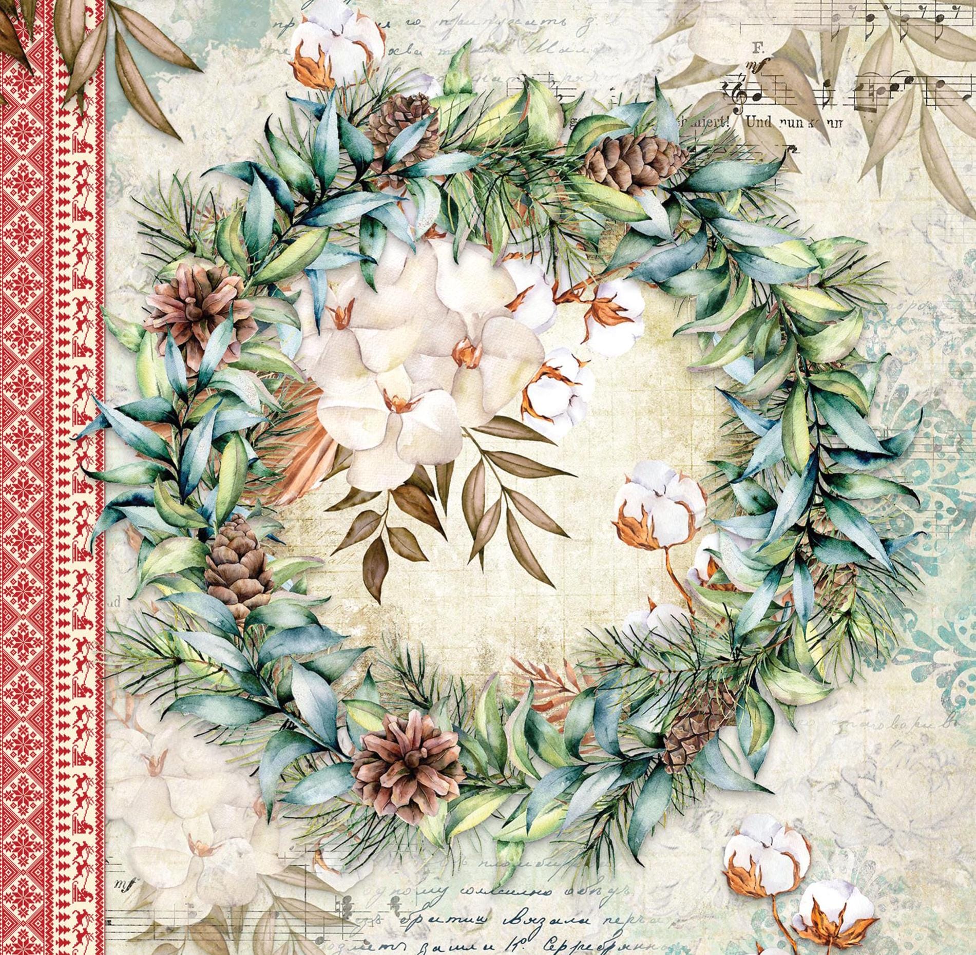 Christmas Collection - Large Decoupage Paper - 6 Size Options - Vintage Decoupage
