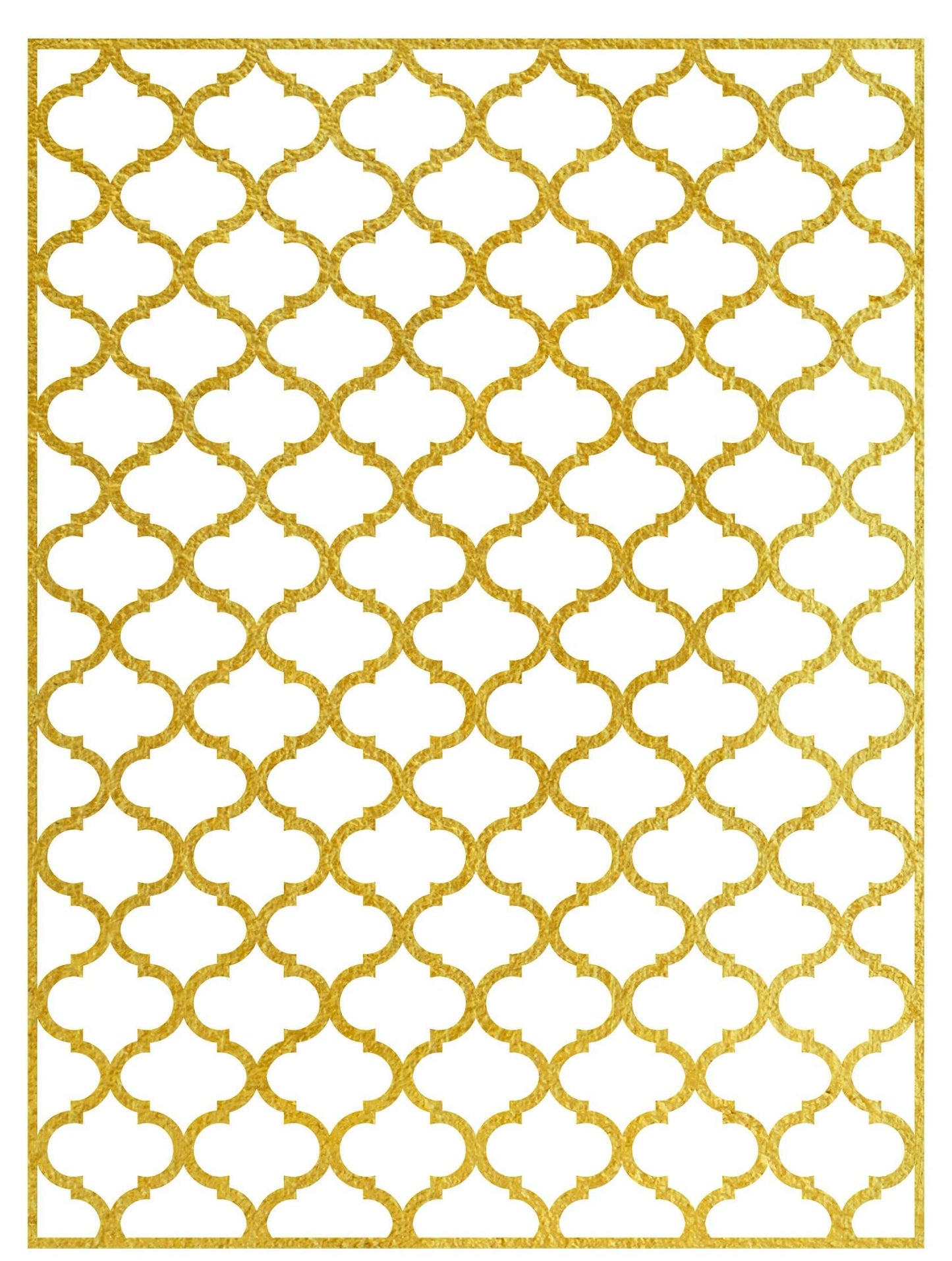 NEW! Gold Metal Leaf Decoupage Paper - A3 Size - Rice Paper with Gold Foil
