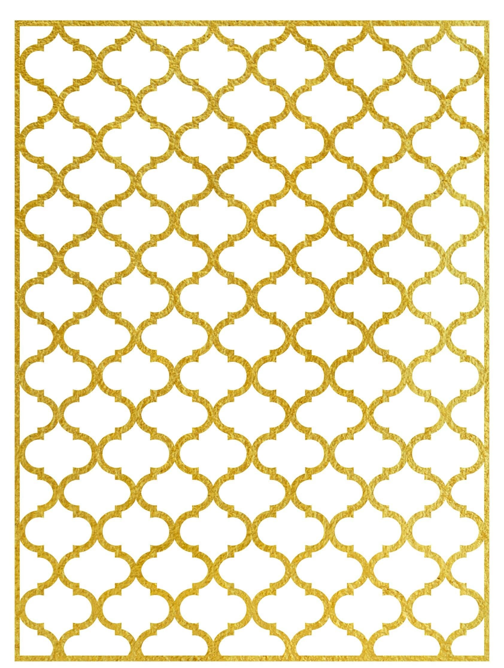 NEW! Gold Metal Leaf Decoupage Paper - A3 Size - Rice Paper with Gold Foil