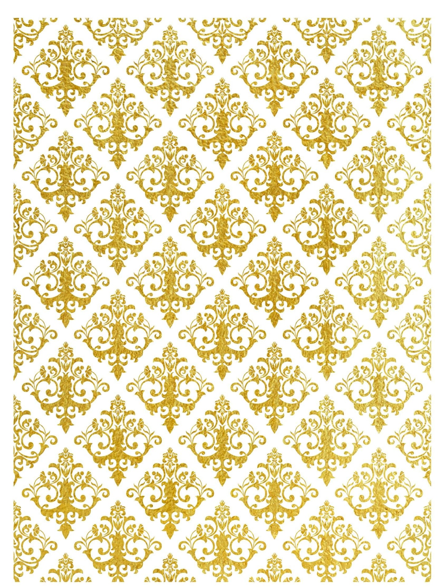 NEW! Gold Metal Leaf Decoupage Paper - A3 Size - Rice Paper with Gold Foil