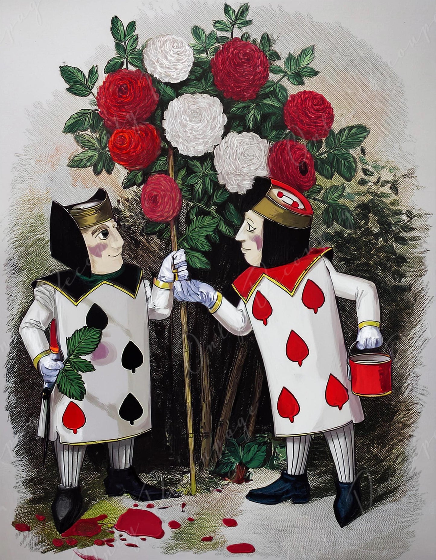 Fairytale Alice - Large Decoupage Paper - 6 Size Options - Card Gardeners