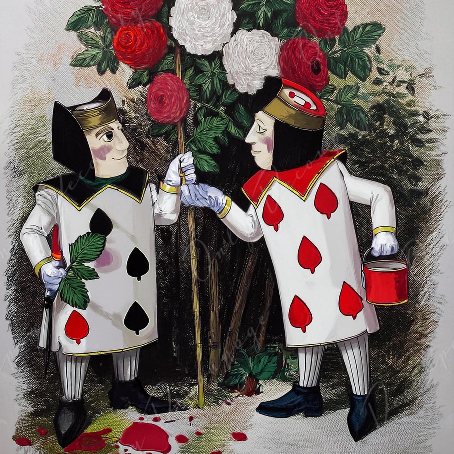 Fairytale Alice - Large Decoupage Paper - 6 Size Options - Card Gardeners