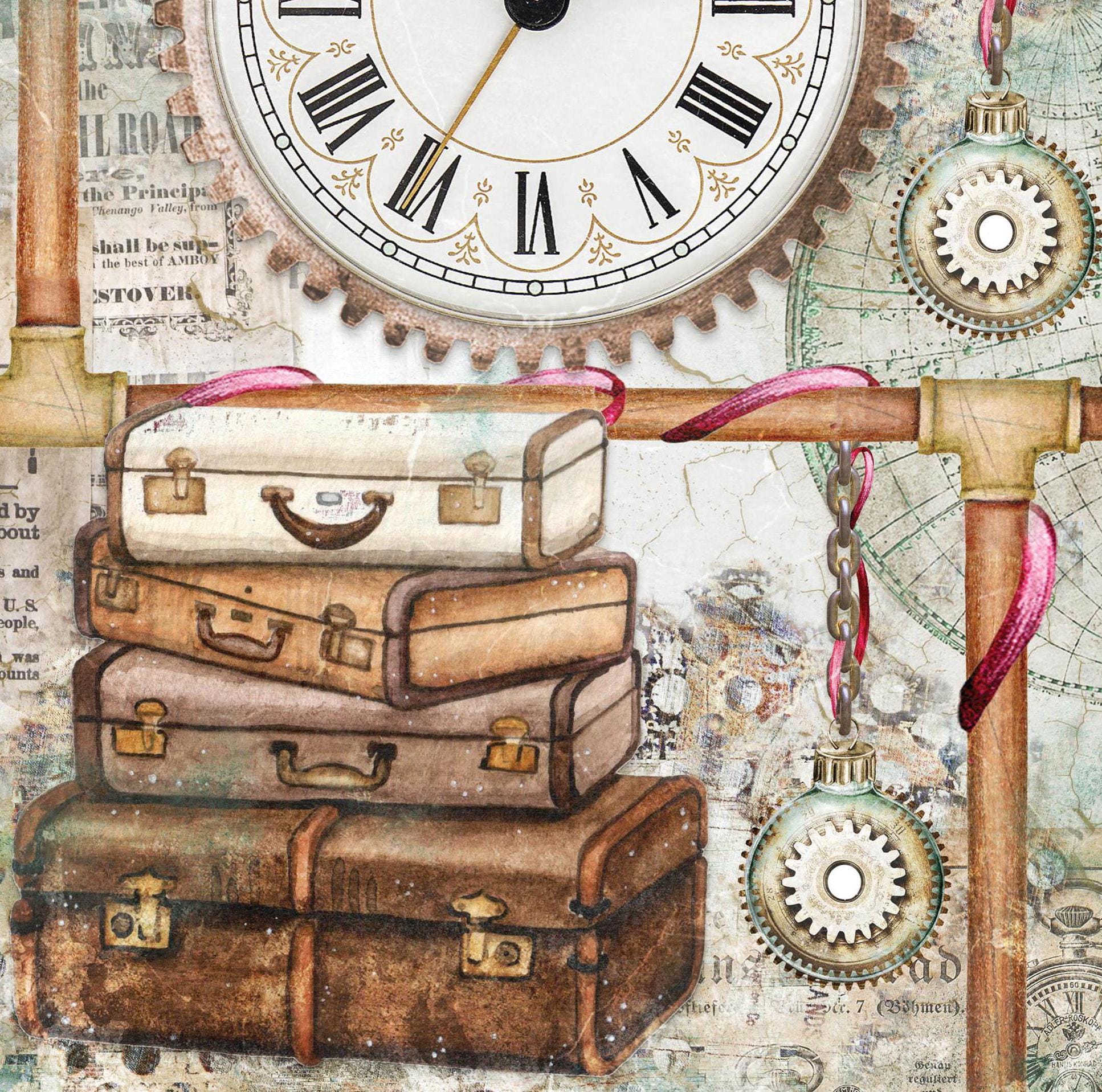 Large Decoupage Paper - Christmas Collection - 6 Size Options