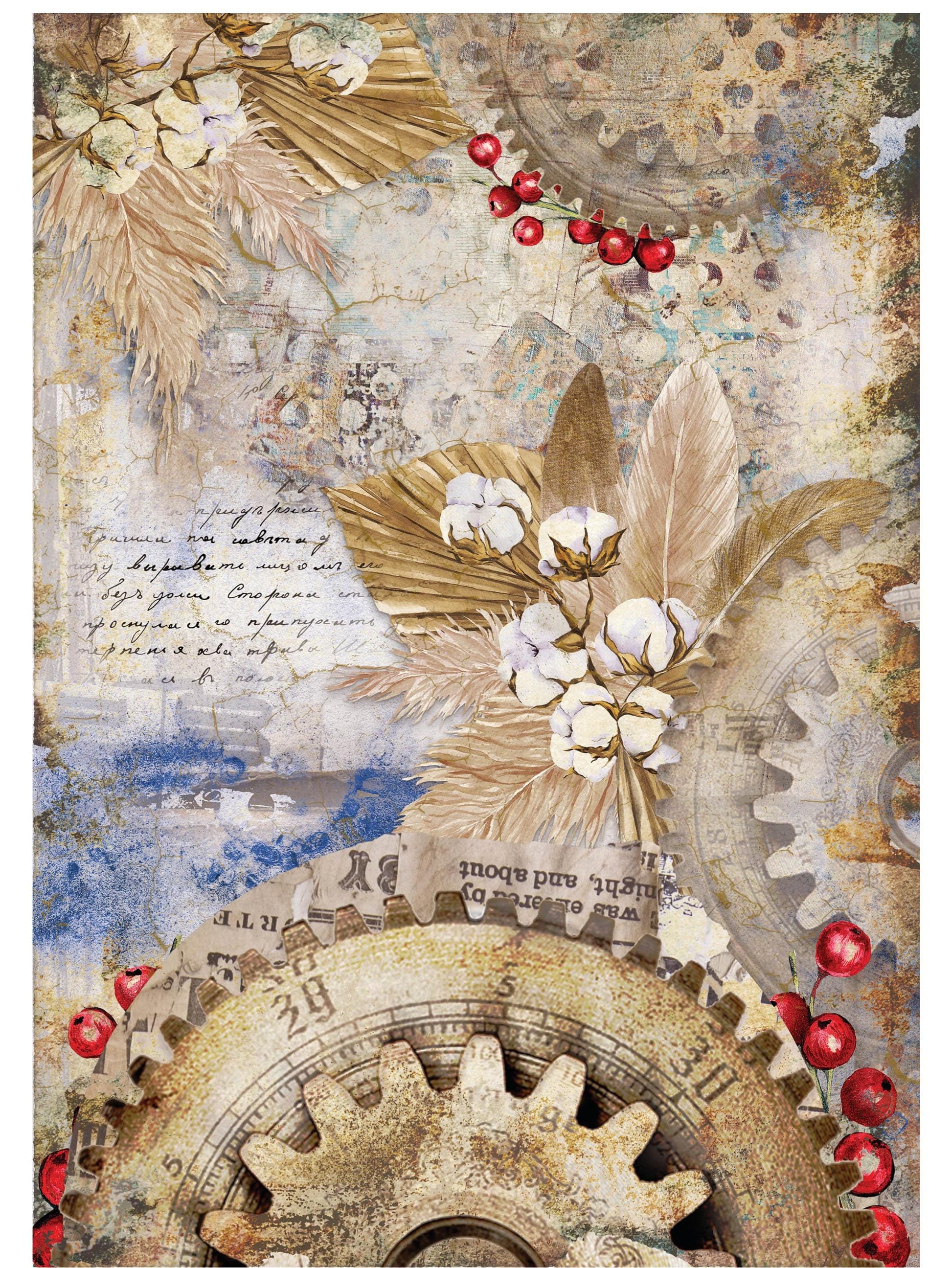 christmas decoupage