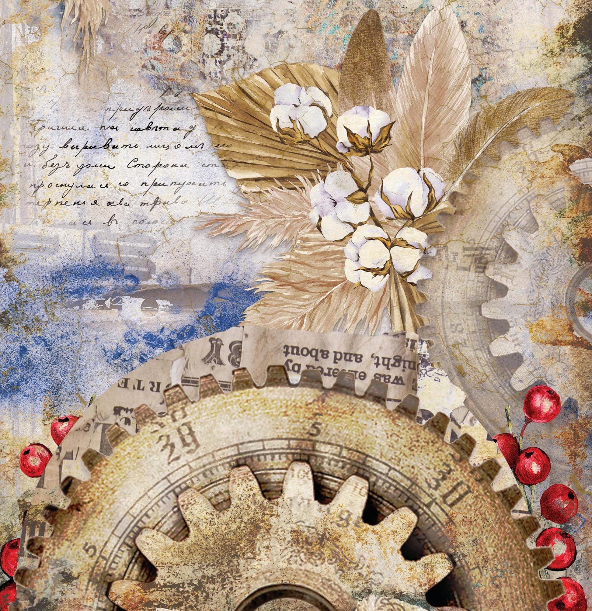 Large Decoupage Paper - Christmas Collection - 6 Size Options