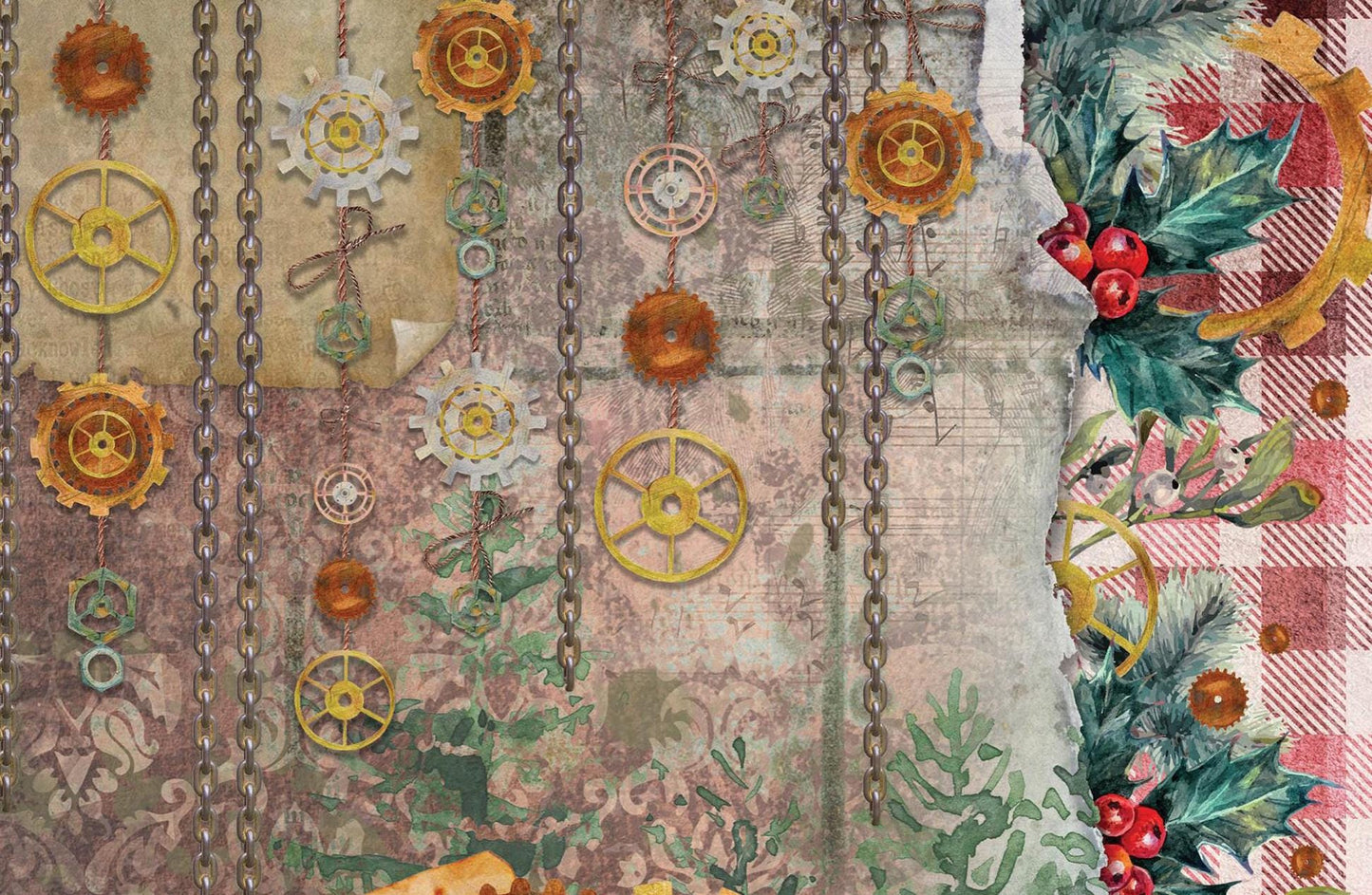 Large Decoupage Paper - Christmas Collection - 6 Size Options
