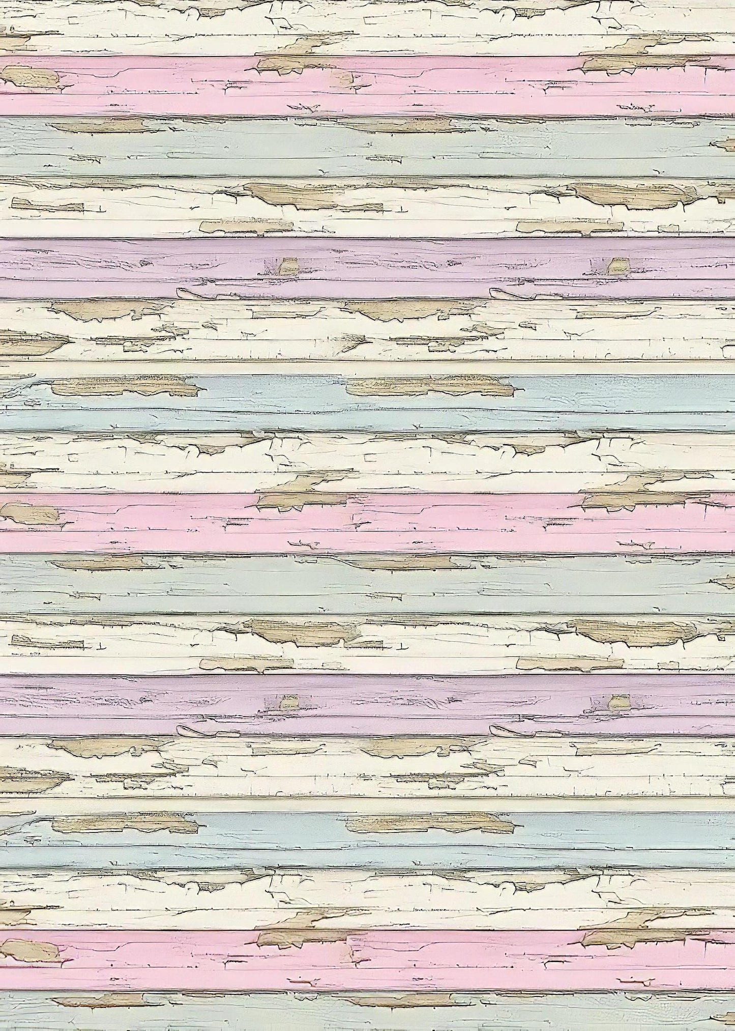 Old Wood Decoupage Paper - Large Furniture Sizes