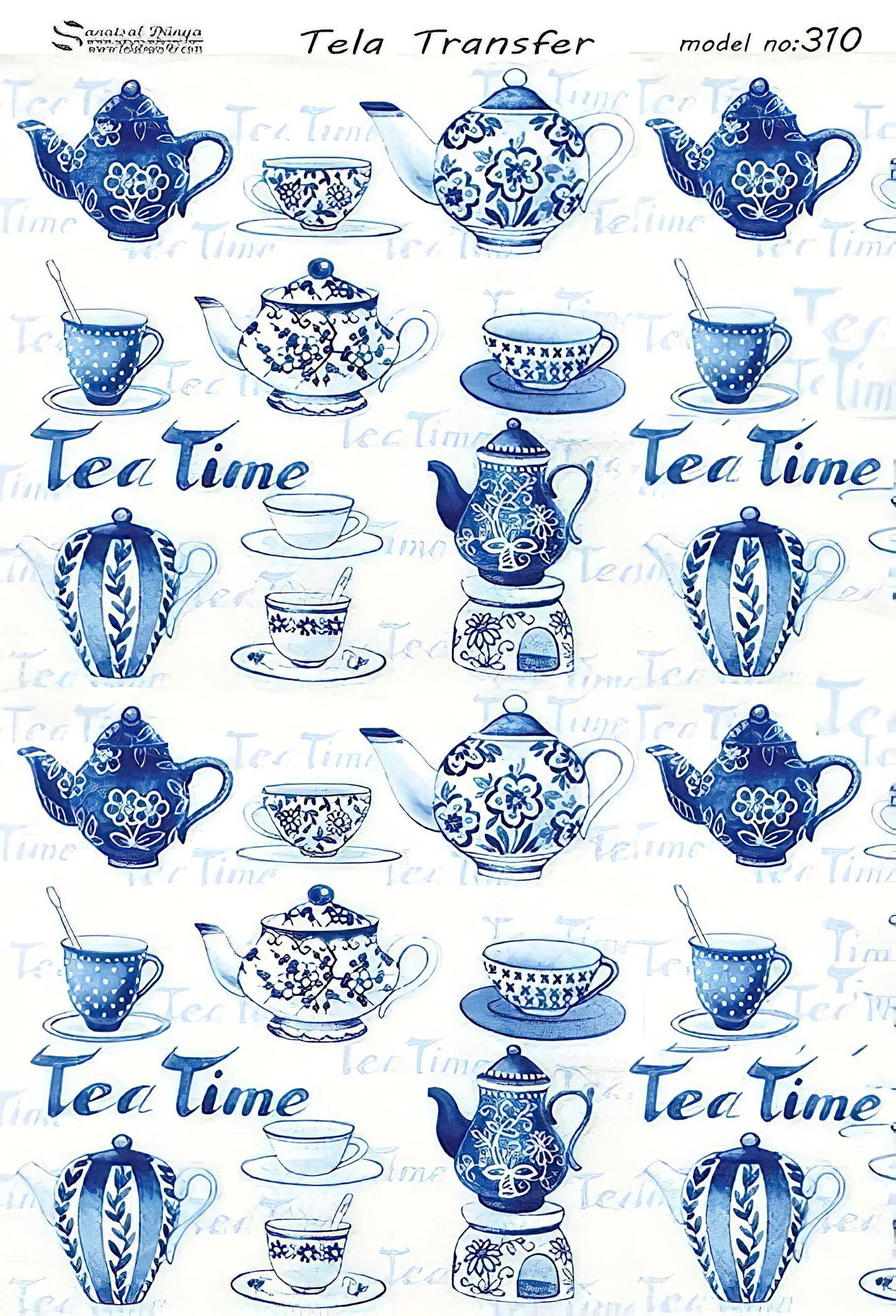 tea time kitchen decoupage