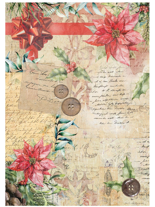 Christmas Collection - Large Decoupage Paper - 6 Size Options
