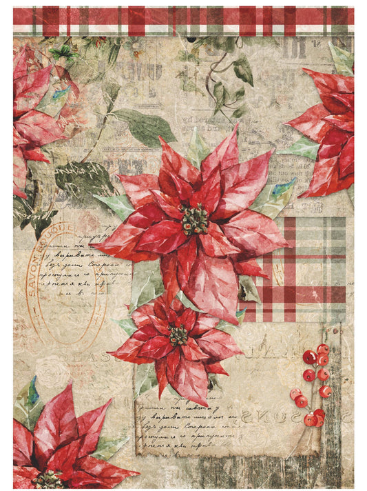 Christmas Collection - Large Decoupage Paper - 6 Size Options - Vintage Decoupage