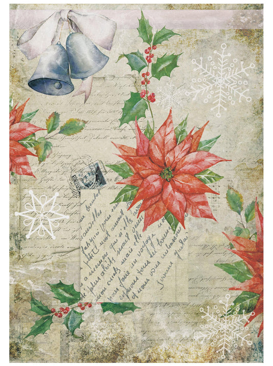 Christmas Collection - Large Decoupage Paper - 6 Size Options - Vintage Decoupage