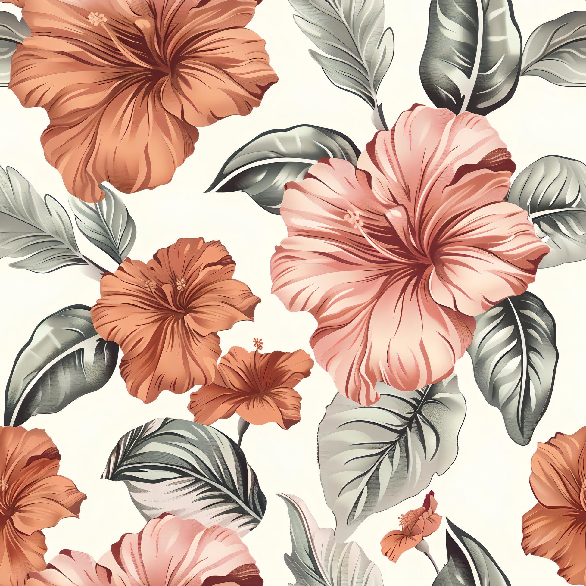 Decoupage Paper - Repeating Pattern - 6 Size Options - Floral Decoupage